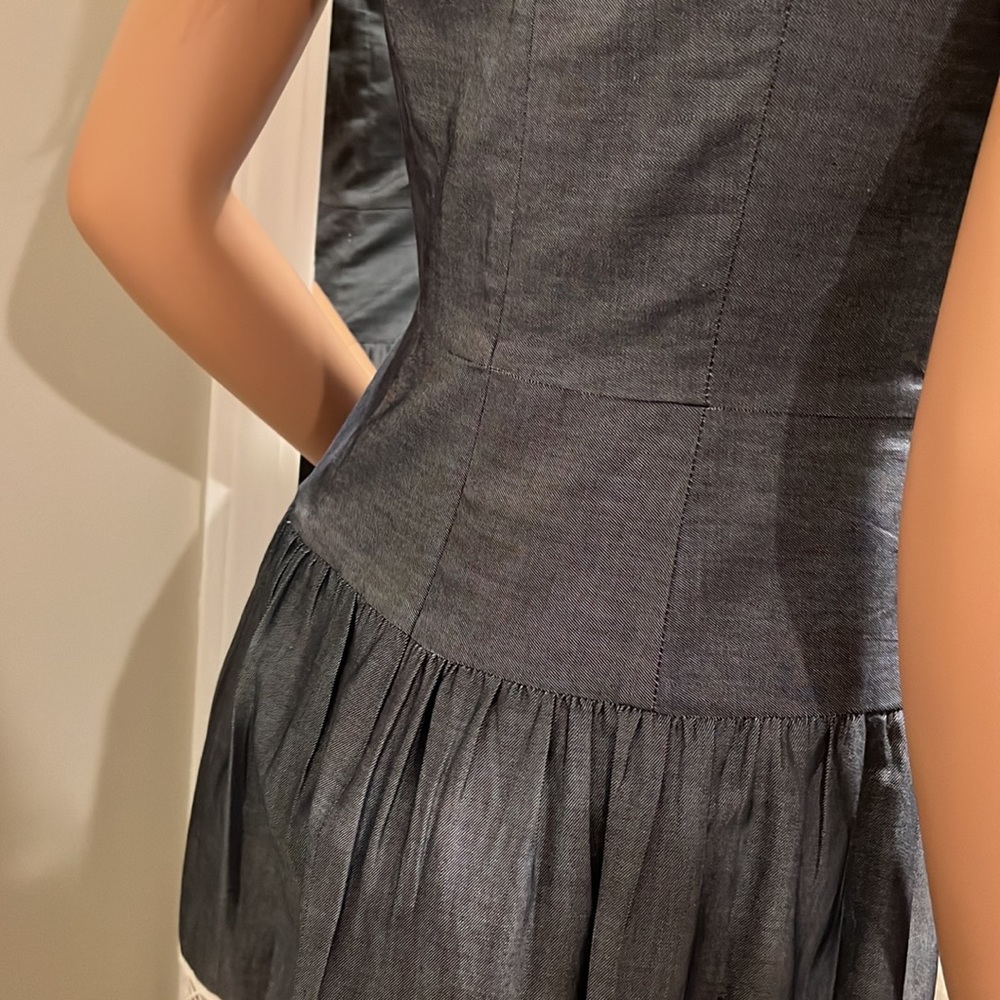 ANN TAYLOR BACK ZIP DRESS FITTED - Picture 4 of 4